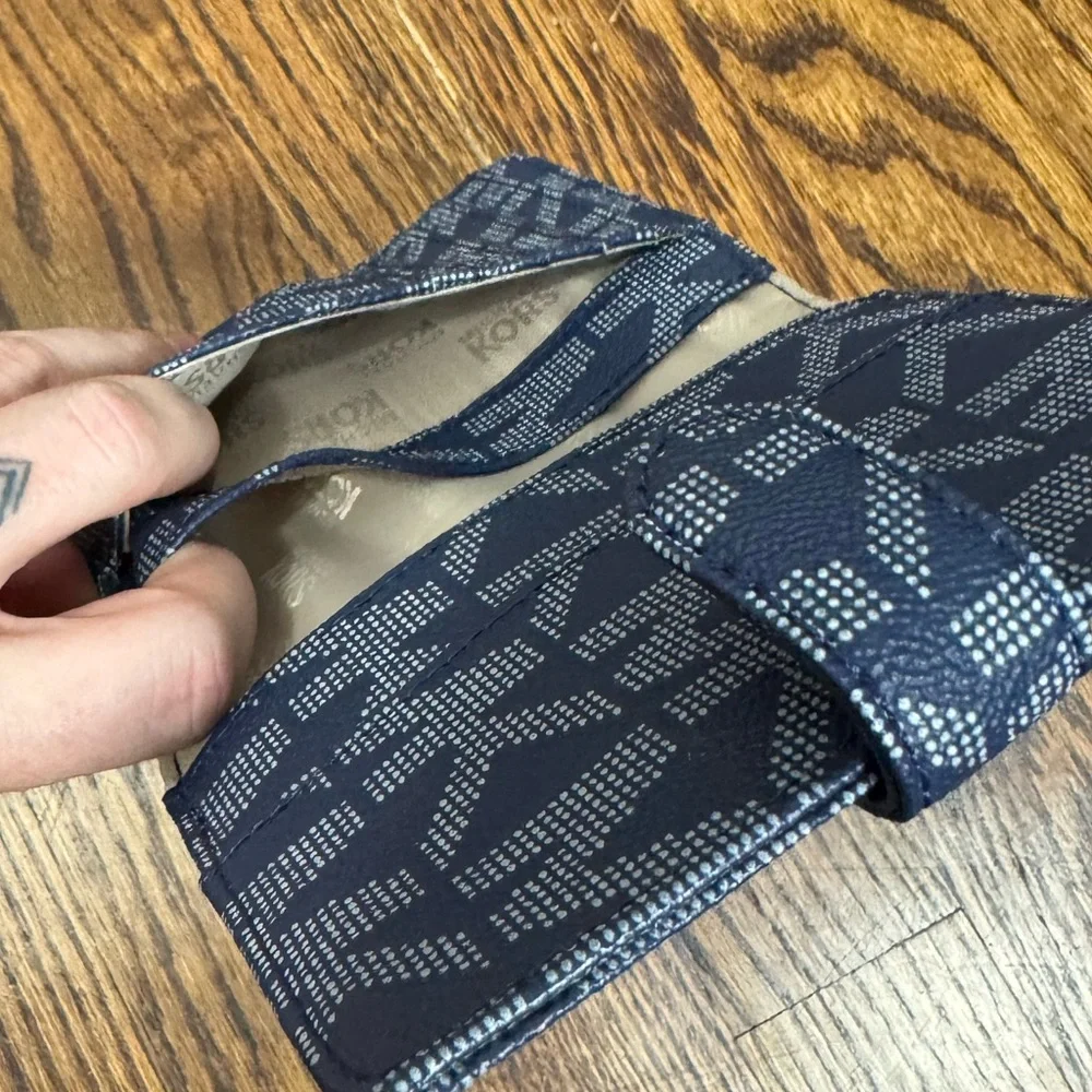 Michael Kors Blue Monogram Wallet